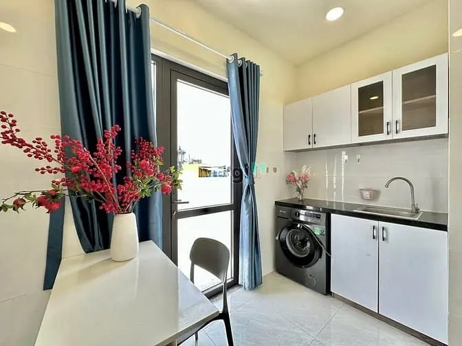 Phòng Trọ Bình Thạnh 45M2, Ban Công, Máy Giặt Riêng, Đầy Đủ Nội Thất