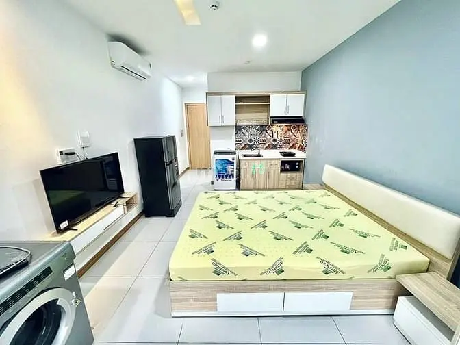 🎉Cho Thuê Căn Hộ Studio 35M2, Thang Máy, Máy Giặt Riêng, Gần Bason