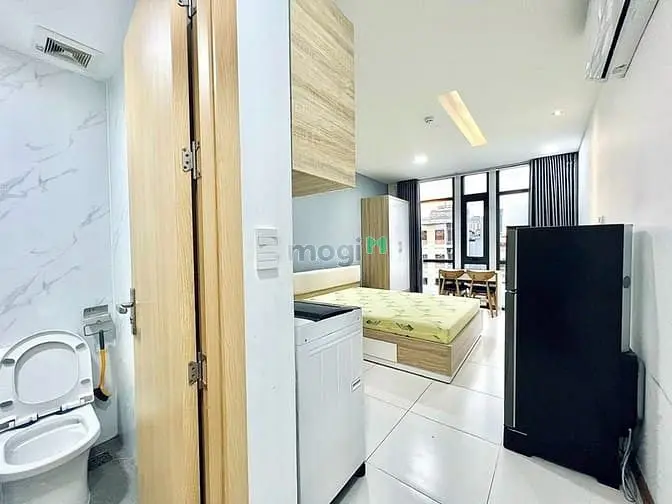 🎉Cho Thuê Căn Hộ Studio 35M2, Thang Máy, Máy Giặt Riêng, Gần Bason