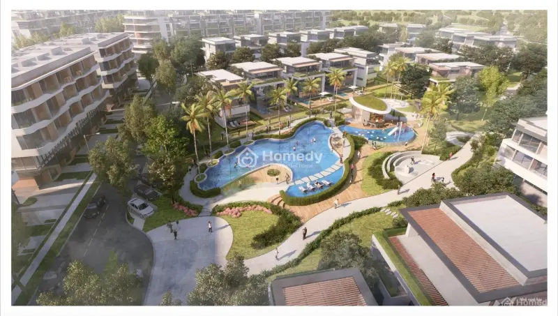 Biệt Thự Garden Villa, Phân Khu L34, Thiết Kế 1 Trệt 2 Lầu , Giá Ưu Đãi, 350 M2