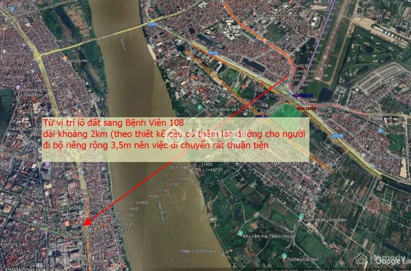 Bán Đất Thổ Cư Gần Cầu Trần Hưng Đạo, Long Biên