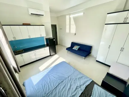 Cho Thuê Phòng Full Nội Thất 35M2, Cửa Sổ Lớn Ngay Tại Chu Văn An Gần Ngã Tư Hàng Xanh