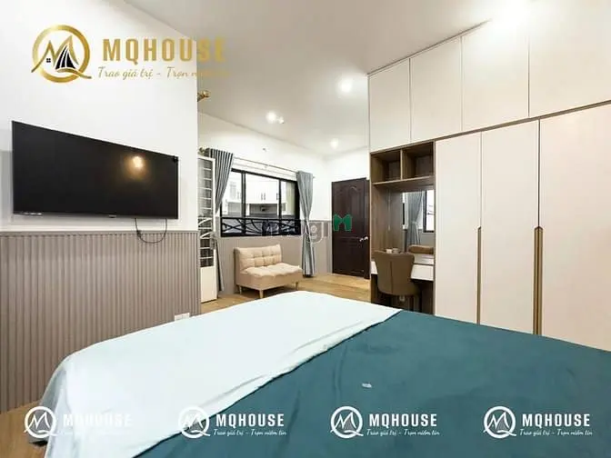 🌐Căn Hộ Ngay Công Trường Mê Linh, 1Pn/Studio ~45M2, Máy Giặt Riêng