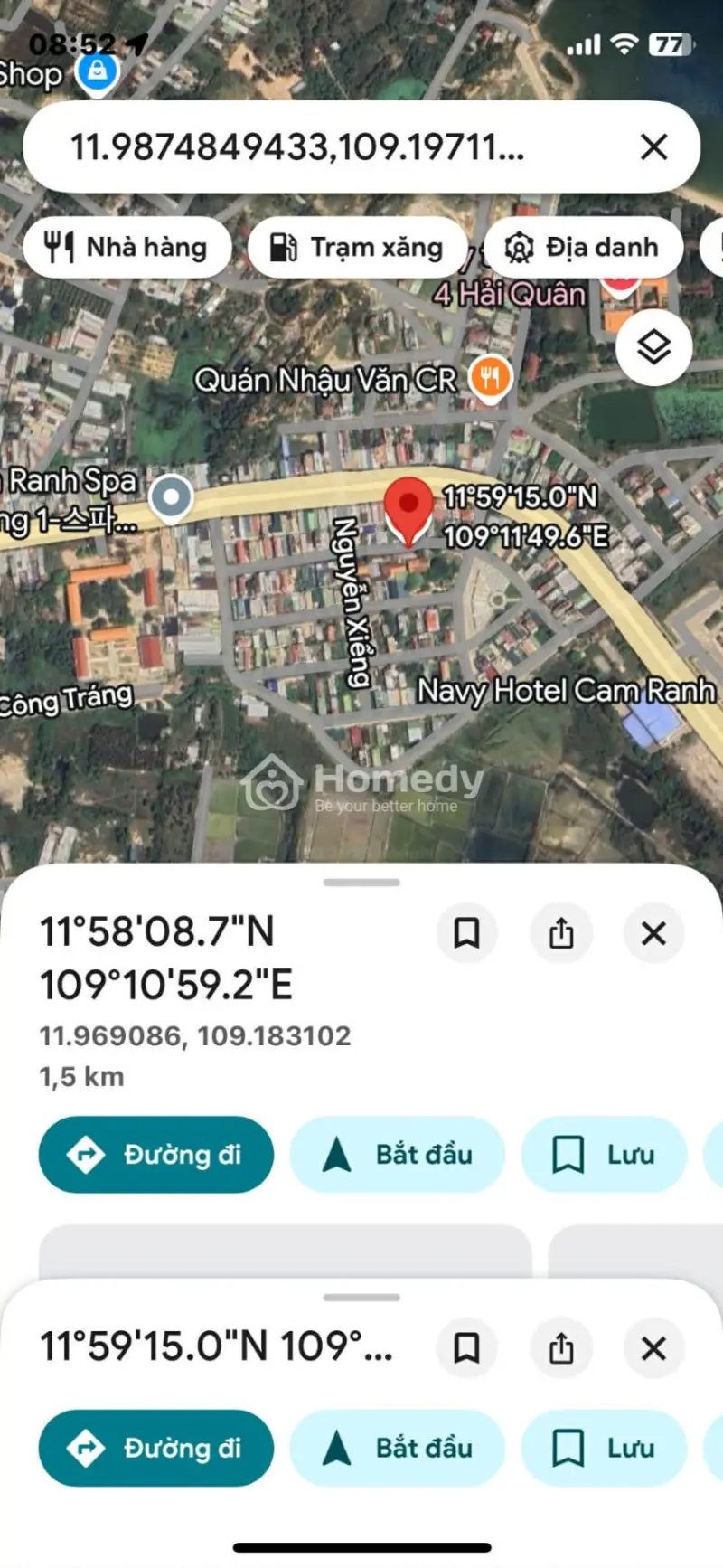 Bán Đất Khu Gia Đình, Mỹ Ca, Bắc Cam Rnh, Khánh Hòa