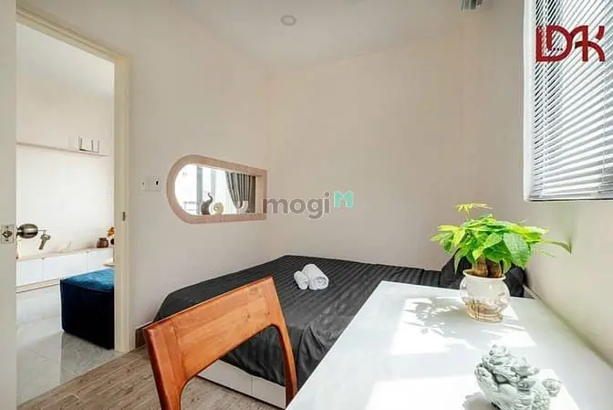 Căn Hộ 1Pn Ban Công, Đầy Đủ Nội Thất, Chợ Bùi Đình Tuý, Chùa Bát Nhã