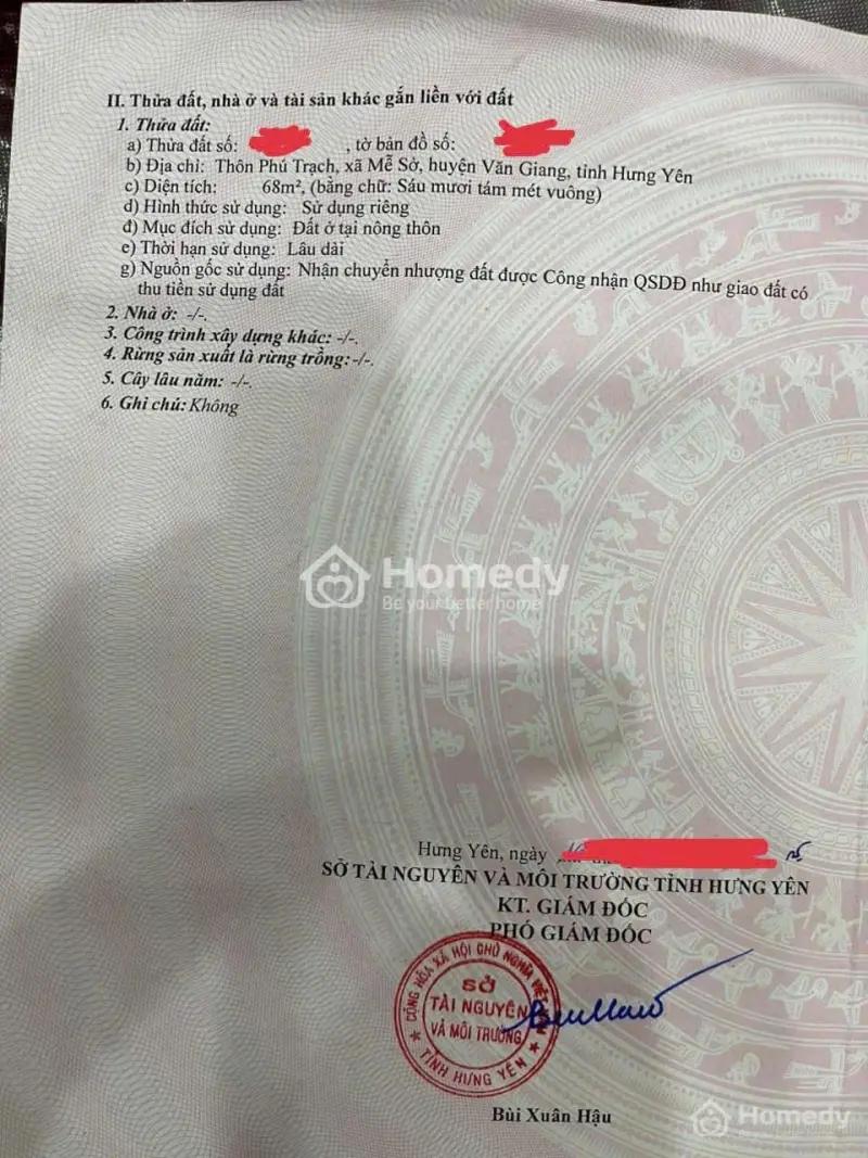 Chính Chủ Bán Nhanh Mảnh Góc Trục Chính Mễ Sở - Văn Giang - Hưng Yên