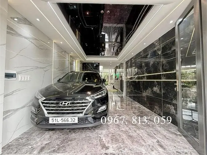 Nhà Có Thang Máy Đường Tx 25, Dt;4X26M, Lửng, 3Lầu, 4Pn, 6Vs, Sân Vườn