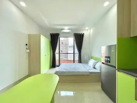 Cho Thuê Phòng Ban Công Full Nội Thất Thang Máy Giá Rẻ Chu Văn An Bình Thạnh