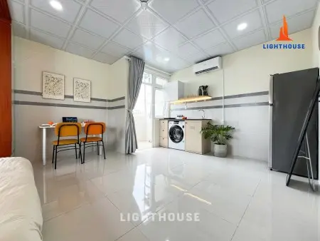 Căn 1Pn Ban Công - Cửa Sổ Lớn - Máy Giặt Riêng Cách Vlu Cs3 Vài Bước Chân