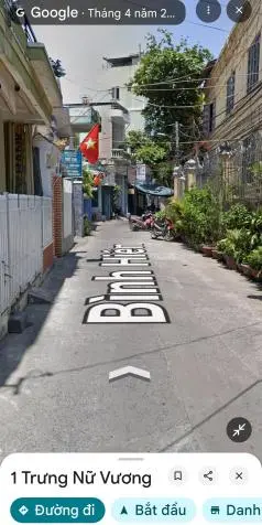Bán Nhà Riêng Tại Kiệt 1 Trưng Nữ Vương, Phường Bình Hiên, Hải Châu, Đà Nẵng Diện Tích 45M2