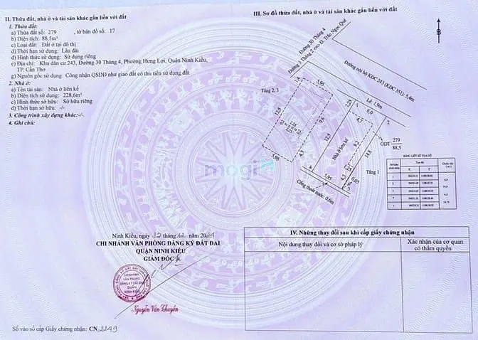 Nhà 2 Lầu Rất Rộng Kdc 351 Đường 30 Tháng 4, Tân An, Cần Thơ - 14.9T