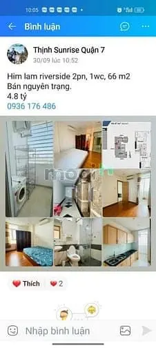 Bán Căn Hộ 2 Phòng Ngủ Sky Garden Phú Mỹ Hưng Quận 7 Giá 4 Tỷ 150 Tr