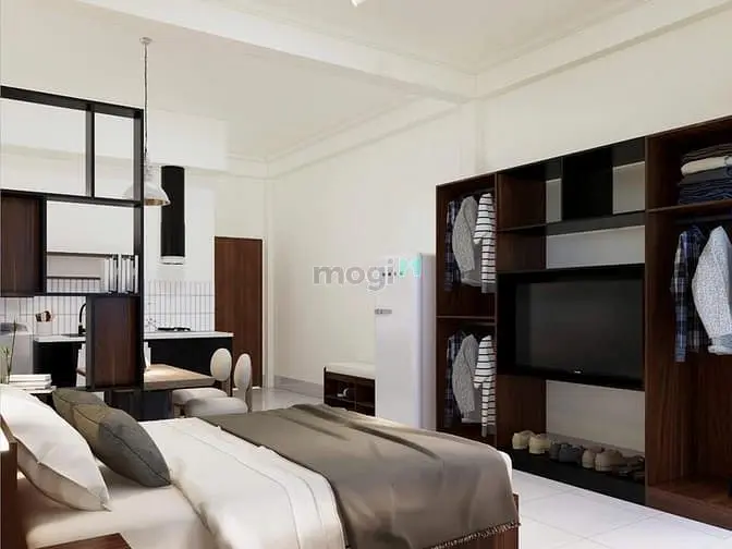 ⚜️[Mới 100%] Căn Hộ Studio Thiết Kế Đẹp - Ban Công Riêng - Vị Trí Đẹp