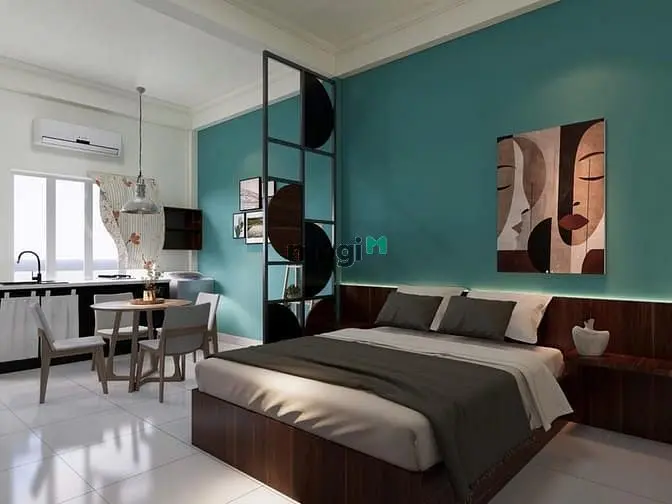 ⚜️[Mới 100%] Căn Hộ Studio Thiết Kế Đẹp - Ban Công Riêng - Vị Trí Đẹp