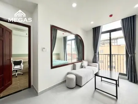Khai Trương Căn Hộ 1 Phòng Ngủ Riêng Ban Công - Ngay Cạnh Ga T3 Tân Bình - Nội Thất Tiện Nghi