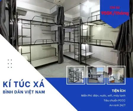 Cho Thuê Kí Túc Xá - 950K - Thích Quảng Đức