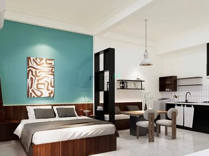 ⚜️[Mới 100%] Căn Hộ Studio Thiết Kế Đẹp - Ban Công Riêng - Vị Trí Đẹp