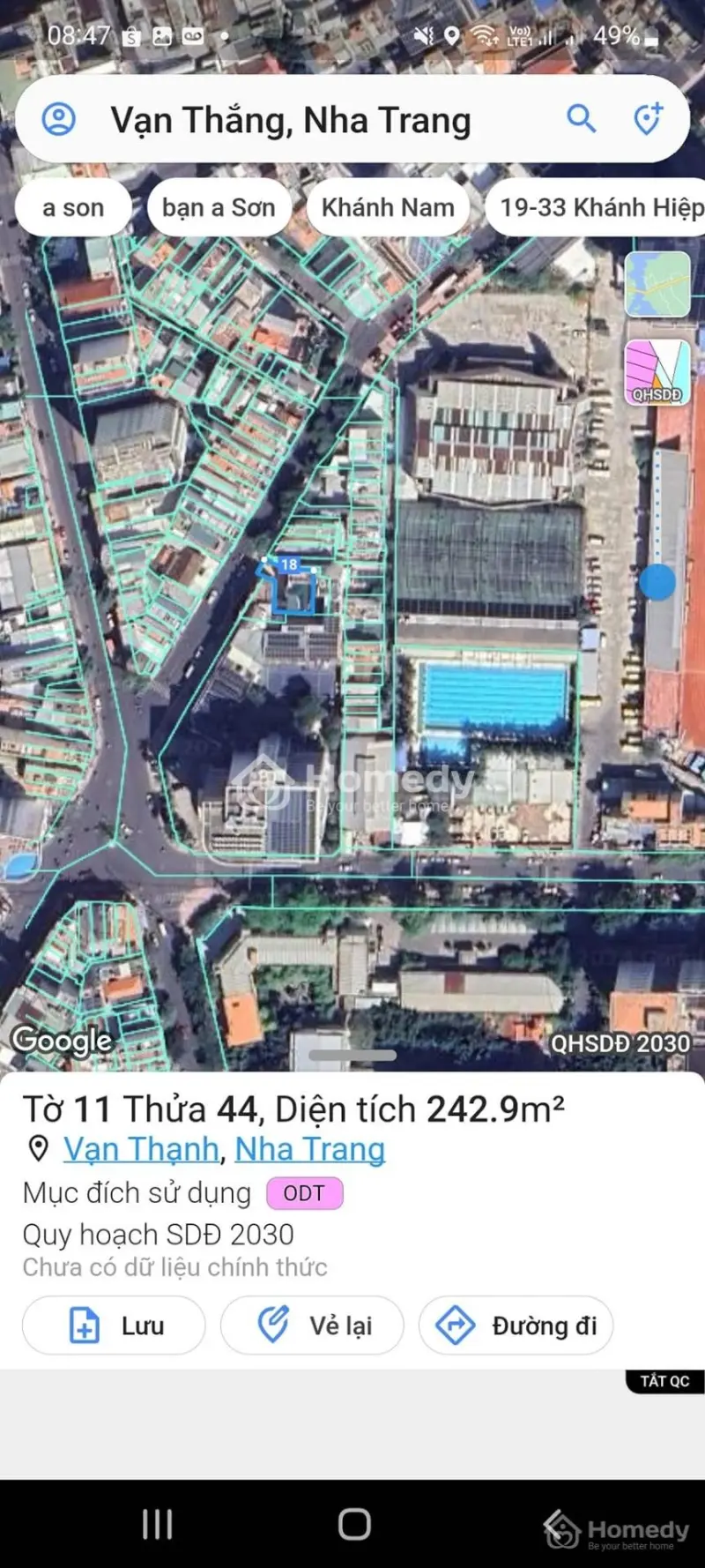 Chính Chủ Cần Bán Đất Trung Tâm Thành Phố Nha Trang Giá Đầu Tư, Cách Quảng Trường Chỉ 300M