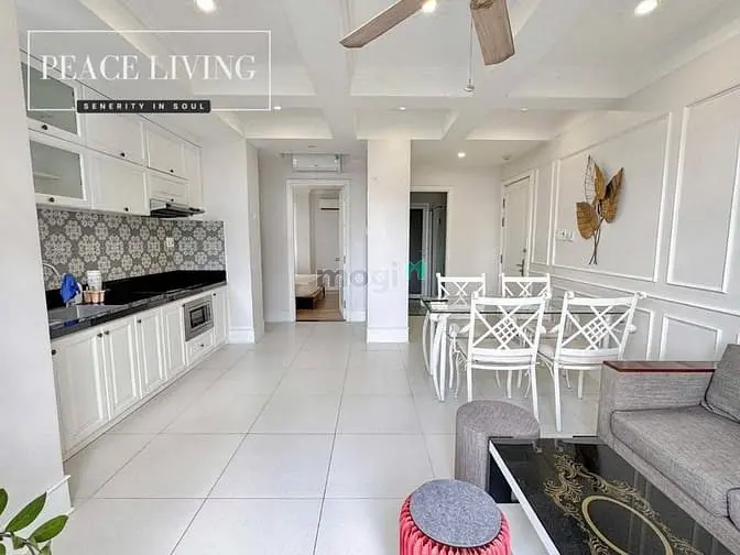 ⚜Căn Hộ 1Pn Full Nội Thất Rộng 50M2 Gần Trần Não - Tone Trắng Cực Sang