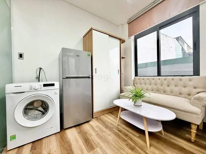 Studio 35M2 Đầy Đủ Nội Thất Máy Giặt Riêng Ban Côngco.opmart Nhiêu Lộc