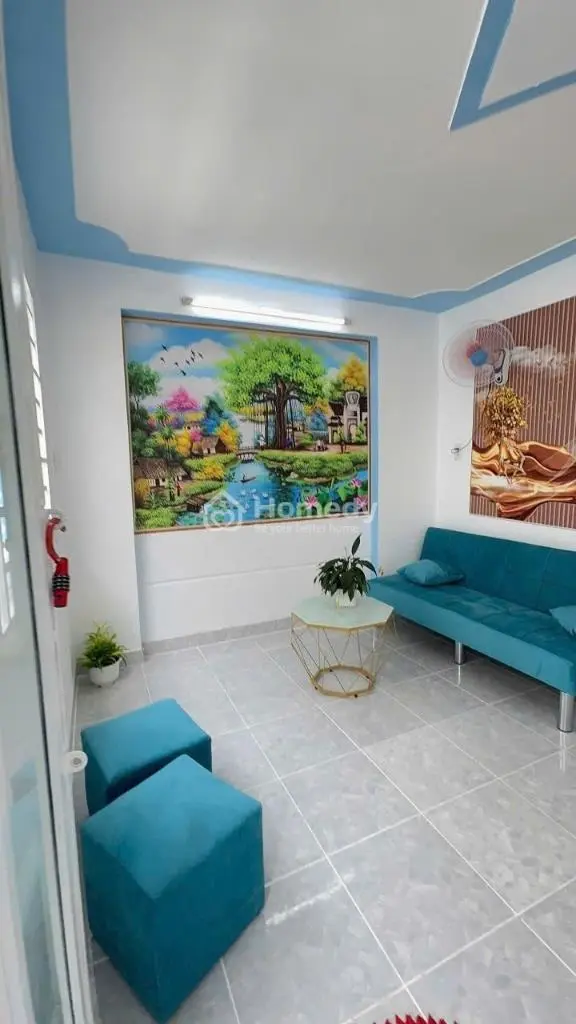 Nhà 1Trệt 1Lầu 2P Ngủ Đường Ô Tô Giá Chỉ 590Trieu