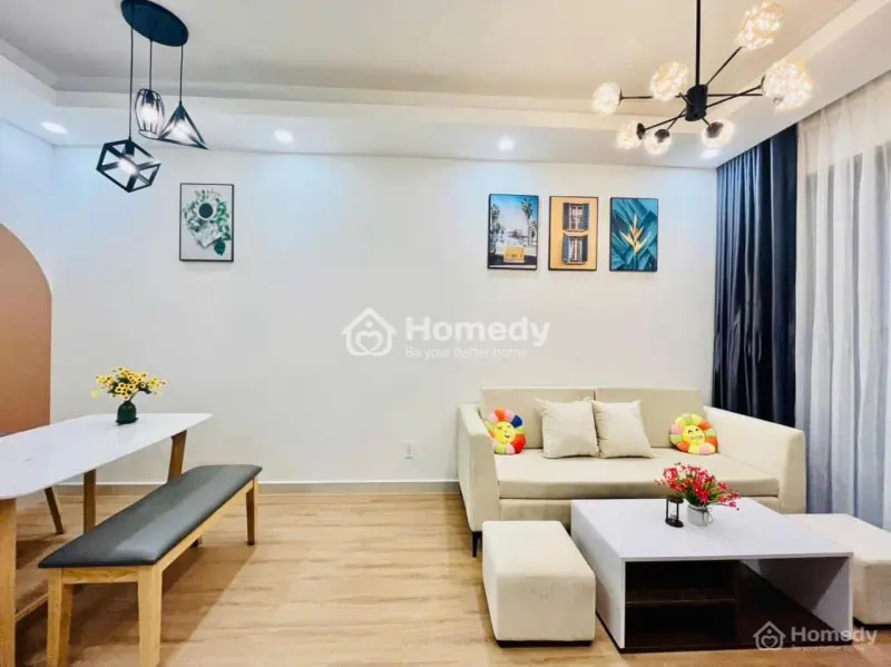 Cho Thuê Ch Q7 Saigon Riverside, 1Pn 53M2 Full Nội Thất Chỉ 9 Triệu.