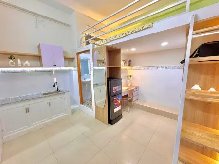 Căn Hộ Gác Lửng Siêu Xinh – Full Nội Thất – Trung Tâm Phú Nhuận