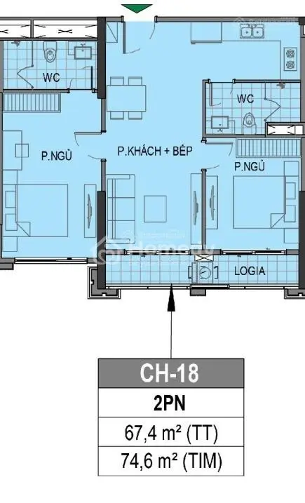 Cần Bán Căn 2 Ngủ Trả Tiến Độ 4 Năm - Vinhomes Ocean Park 1 - The Parris - L/H: 0969399***