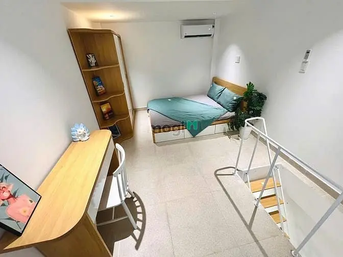 Căn Hộ Dịch Vụ Có Gác ( 1 Trệt 1 Lửng) 40M2 Chỉ 5Tr390 Gác Cao