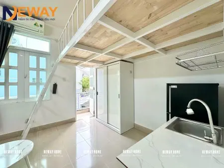 Cho Thuê Căn Hộ Duplex Full Nội Thất, Có Ban Công, Gác Cao – Phòng Thoáng Mát