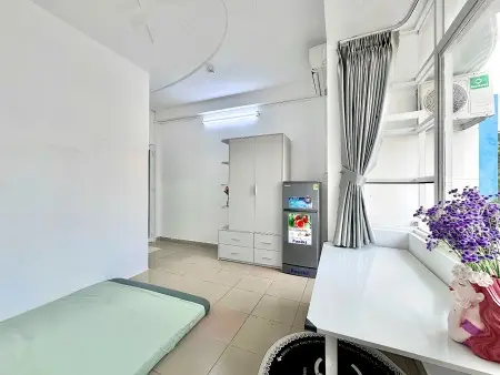 Cho Thuê Phòng Mới Khai Trương Ban Công, Cửa Sổ. Full Nội Thất Gần Chợ Bà Chiểu, Cầu Bông Giáp Q1