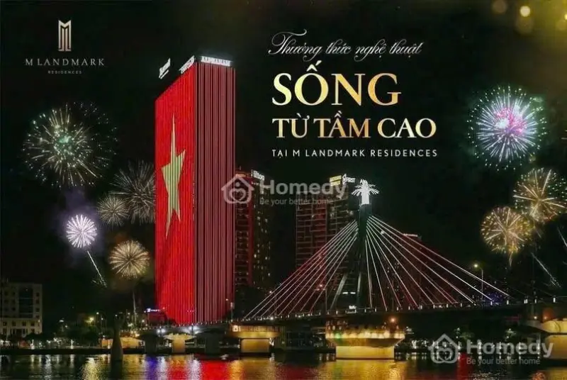 Bán Căn Hộ M Landmark Đà Nẵng, View Trực Diện Sông Hàn Tầm Nhìn Thượng Lưu, Giá Tốt Nhất Thị Trường