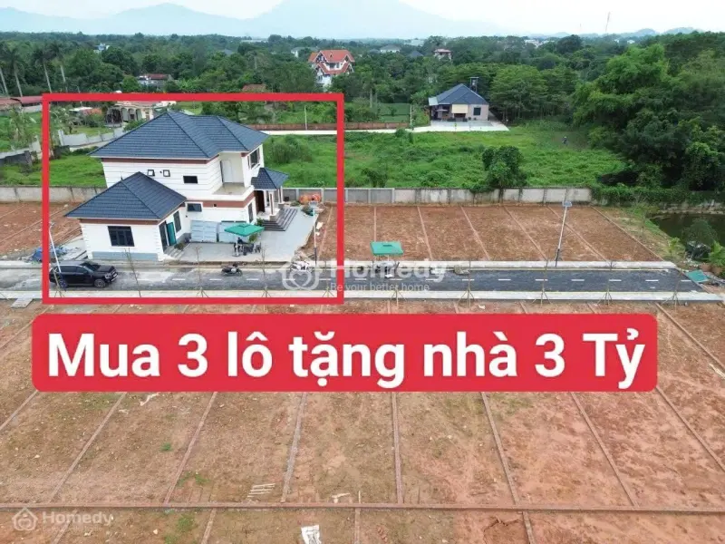 Bán 300M2 Đất Full Thổ Cư, Tặng Nhà Mái Thái 2 Tầng Siêu Đẹp