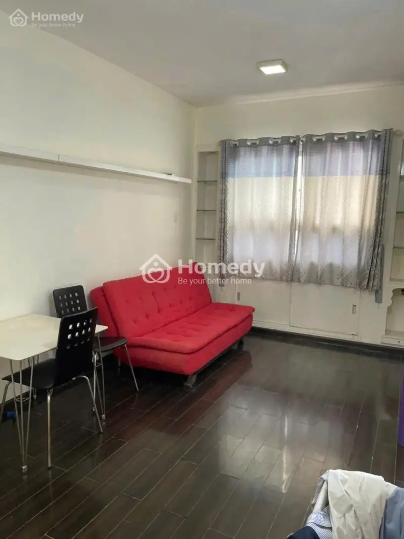 Chung Cư Hoàng Sa, P.tân Định, Q1: 2P Ngủ, 9Tr/Th, Ban Công, Nhà Mới