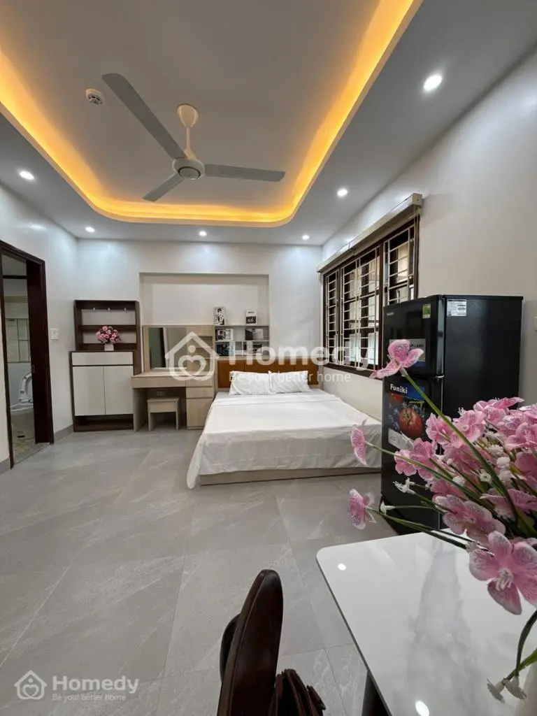 Cho Thuê Chung Cư Mini Mới Hoàn Thiện Giá 7,5-8Tr Ở 435 Đội Cấn, Ô Tô Đỗ Cửa