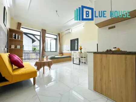 Cho Thuê Căn Hộ Studio – Ban Công Thoáng, Full Nội Thất, Có Thang Máy – Gần Sân Bay Tân Sơn Nhất