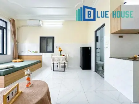 Cho Thuê Căn Hộ Studio – Ban Công Thoáng, Full Nội Thất, Có Thang Máy – Gần Sân Bay Tân Sơn Nhất
