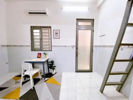 Căn Hộ Gác Lửng Có Cửa Sổ Full Nội Thất Ngay Tân Bình Gần K300