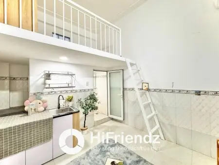 Căn Hộ Có Gác Full Nội Thất Siêu Xinh Tại Trần Tấn, Tân Phú – Không Gian Rộng Rãi, Thoáng Mát