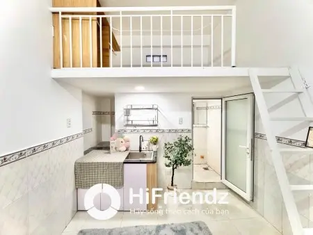 Căn Hộ Có Gác Full Nội Thất Siêu Xinh Tại Trần Tấn, Tân Phú – Không Gian Rộng Rãi, Thoáng Mát