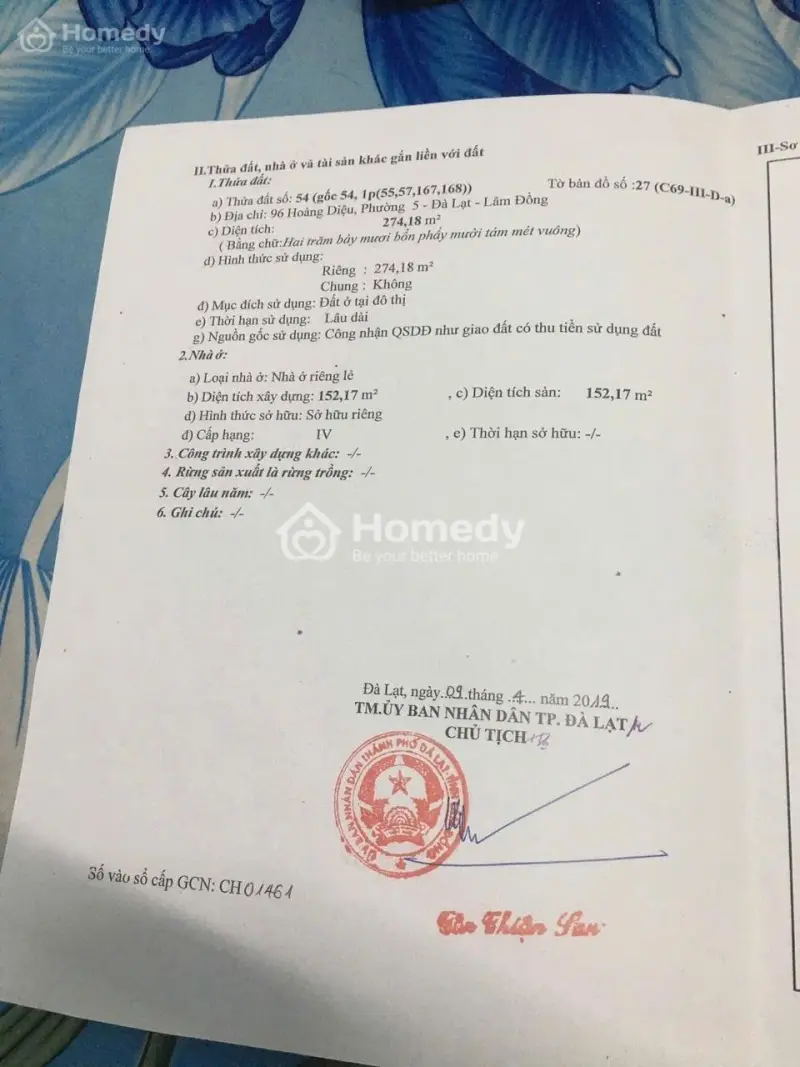 Em Cần Thanh Lý Gấp Mãnh Đất Nằm Ngay Trung Tâm Tp Đà Lạt Thích Hợp Kinh Doanh