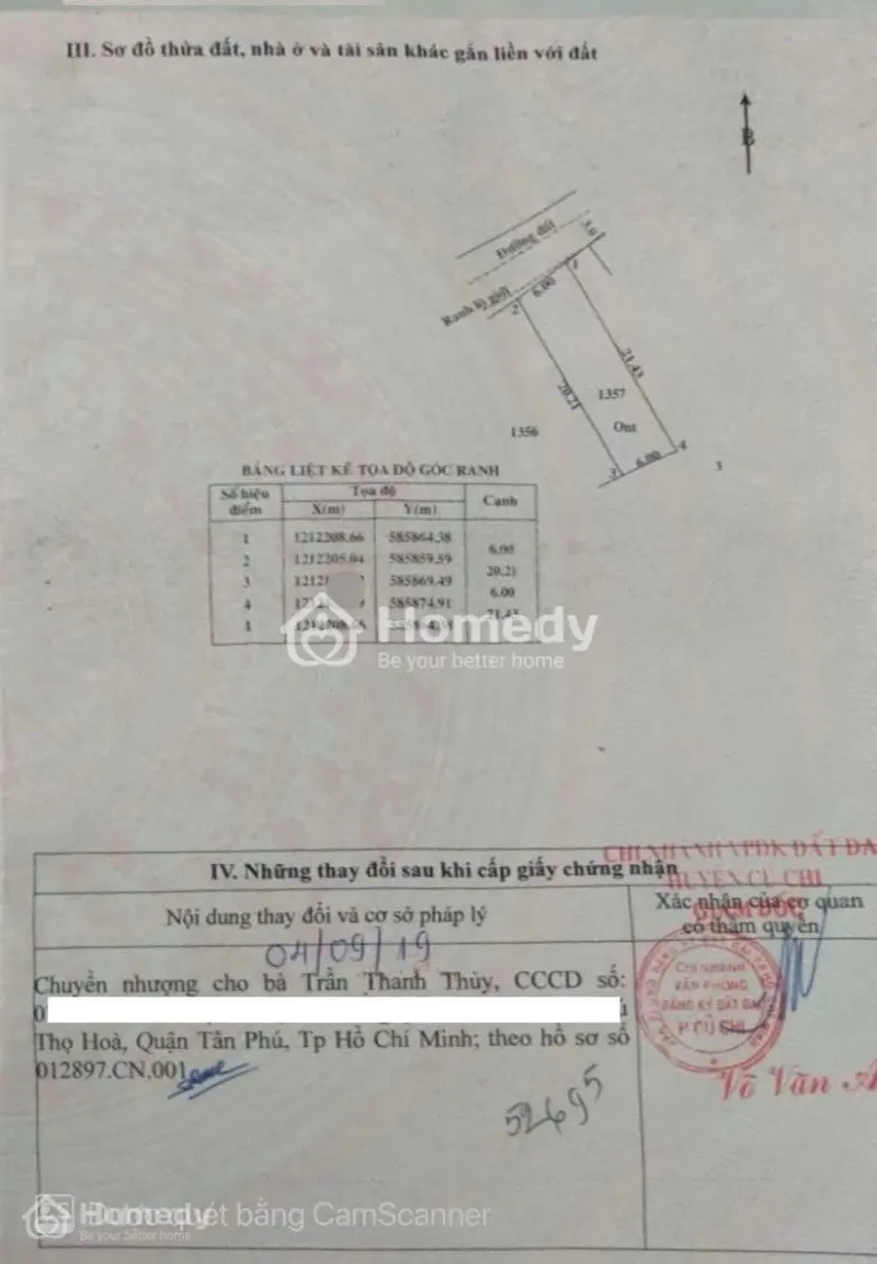 Bán Lô Góc 2 Mt (126M2) Có 67M2 Tc - Bàu Giã Tân Phú Trung Củ Chi