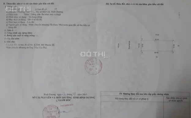 Chính Chủ Cần Bán-10X30M Đường Dj5(Kđt Mỹ Phước 3, Bến Cát,Bình Dương