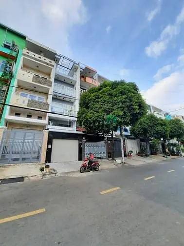 🌿💯Nhà Đẹp Mt Đường 15M Bình Phú 1 - 4X20M 5 Tầng 5Pn Sát Mt Bình Phú