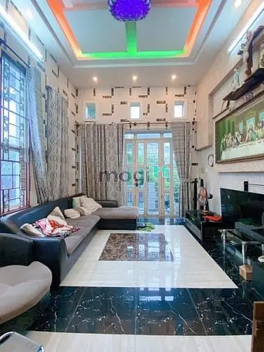 Ngộp Hẻm 730 Lê Đức Thọ 90M2(4.1X22) 5 Lầu Gara Có Pn Người Già 9.5 Tỷ