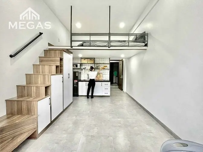 Phòng Có Gác Giá Rẻ Full Nội Thất- Sát Bên Hutech - Điện Biên Phủ