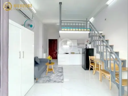 Cho Thuê Duplex Full Nội Thất, Gác Cao, Có Ban Công Gần Sân Bay , Etown & Lotte Mart Tân Bình