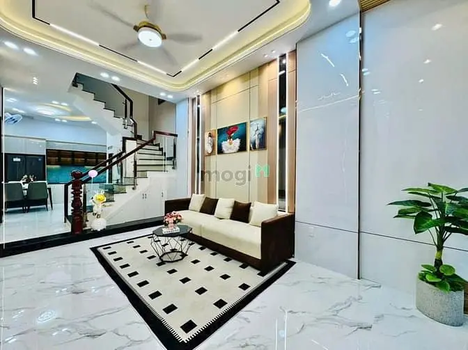 Bán Nhà Hẻm Xe Hơi 4,5M Đườg Phạm Văn Chiêu,P.9, 4 X 13,Giá 7.25 Tỷ Tl