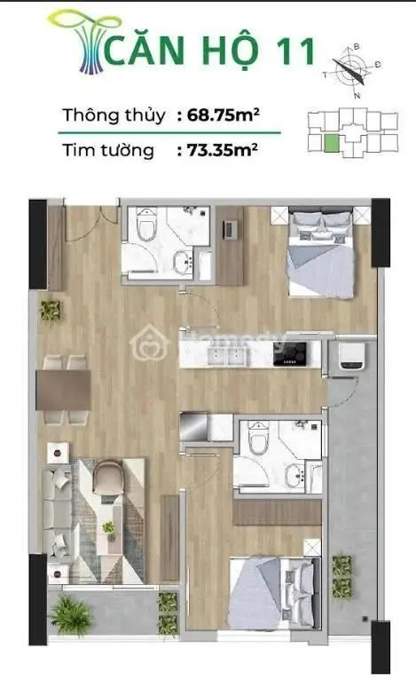 Nhận Booking Toà A1 Chung Cư Tecco Elite Thái Nguyên