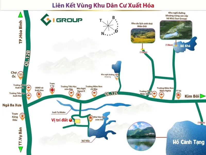 Đất Phân Lô Khu Dân Cư Xuất Hóa, 100% Thổ Cư, Pháp Lí Rõ Ràng, Tiện Ích Gần, Kdc Đông Đúc